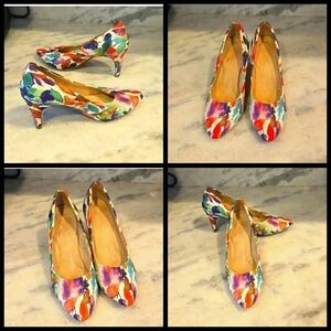 Artosoles flower women colorful shoes 8.5